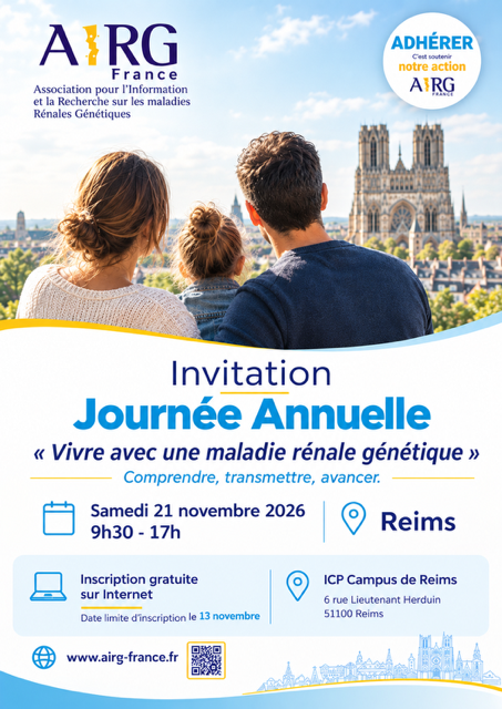 Affiche de la Journée Annuelle AIRG-France 2026